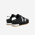 Juniors Lacoste V0ZN3318 Black & White 312 Partner Synthetic Sneakers - Image 3