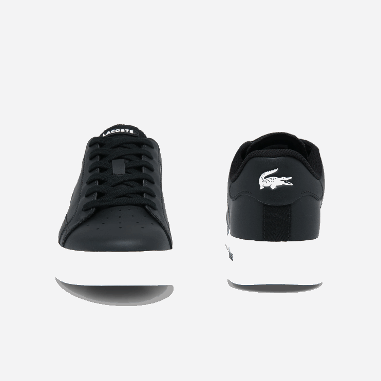 Juniors Lacoste V0ZN3319 Black & White 312 Twin Serve Synthetic Sneakers - Image 5