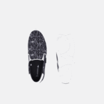 Juniors Lacoste V0ZN3322 Black & White 312 Jump Serve Textile Slip On - Image 4