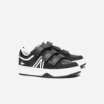 Juniors Lacoste V0ZN3324 Black & White 312 L001 Synthetic Sneackers - Image 2