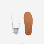 Juniors Lacoste V0ZN3326 White & Pink B53 L001 Synthetic Sneackers - Image 4