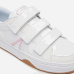 Juniors Lacoste V0ZN3326 White & Pink B53 L001 Synthetic Sneackers - Image 5