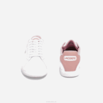 Juniors Lacoste V0ZN3330 White & Light Pink 1Y9 Graduate Synthetic Sneakers - Image 3
