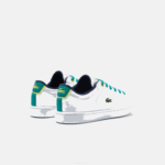Juniors Lacoste V0ZN3331 White/Green 082 Carnaby Synthetic Sneackers - Image 2