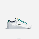 Juniors Lacoste V0ZN3331 White/Green 082 Carnaby Synthetic Sneackers