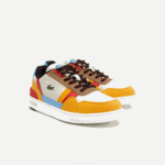 Juniors Lacoste V0ZN3334 Off White & Yellow HT3 T-Clip Winter Synthetic Outdoor Shoes - Image 2