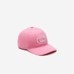 Kids Lacoste V0ZN2169 Pink 2R3 Contrast Eyelets Adjustable Cap - Image 2