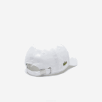 Kids Lacoste V0ZN2277 White 001 Solid Gabardine Cap - Image 2