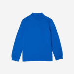 Kids Lacoste V0ZN2943 Blue K1Q Regular Fit Petit Pique Polo - Image 4