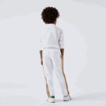 Kids Lacoste V0ZN2944 White 001 Regular Fit Petit Pique Polo - Image 3