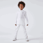 Kids Lacoste V0ZN2944 White 001 Regular Fit Petit Pique Polo - Image 4
