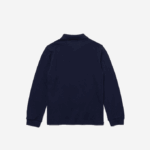 Kids Lacoste V0ZN2946 Navy Blue 166 Regular Fit Petit Pique Polo - Image 2