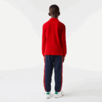 Kids Lacoste V0ZN2952 Red 240 Regular Fit Petit Pique Polo - Image 3