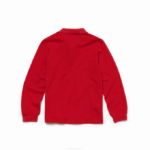 Kids Lacoste V0ZN2952 Red 240 Regular Fit Petit Pique Polo - Image 4