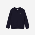 Kids Lacoste V0ZN2973 Navy Blue 166 Cotton Fleece Sweatshirt - Image 4