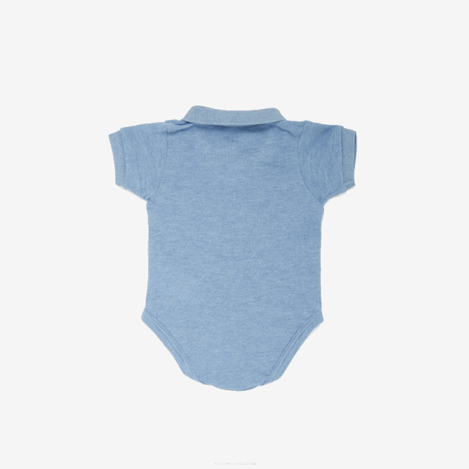 Kids Lacoste V0ZN2989 Blue FTS Baby Organic Cotton Pique Onesie Box Set - Image 2