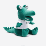 Kids Lacoste V0ZN2990 Green 132 Crocodile Teddy with Branded Polo - Image 2