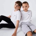 Kids Lacoste V0ZN2996 White 001 Crew Neck Cotton Jersey T-Shirt