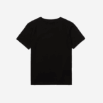 Kids Lacoste V0ZN2997 Black 031 Crew Neck Cotton Jersey T-Shirt - Image 2