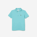 Kids Lacoste V0ZN2999 Turquoise BVG Regular Fit Petit Pique Polo