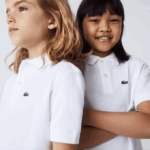 Kids Lacoste V0ZN3000 White 001 Regular Fit Petit Pique Polo - Image 2