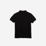 Kids Lacoste V0ZN3001 Black 031 Regular Fit Petit Pique Polo - Image 2