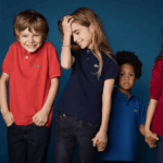 Kids Lacoste V0ZN3001 Black 031 Regular Fit Petit Pique Polo - Image 4