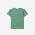 Kids Lacoste V0ZN3003 Khaki Green KX5 Crew Neck Cotton Jersey T-Shirt - Image 2
