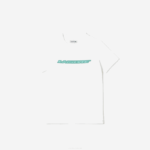 Kids Lacoste V0ZN3014 White 001 Cotton Jersey T-Shirt with Contrast Marking - Image 4