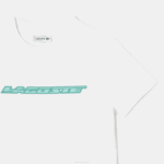 Kids Lacoste V0ZN3014 White 001 Cotton Jersey T-Shirt with Contrast Marking - Image 5