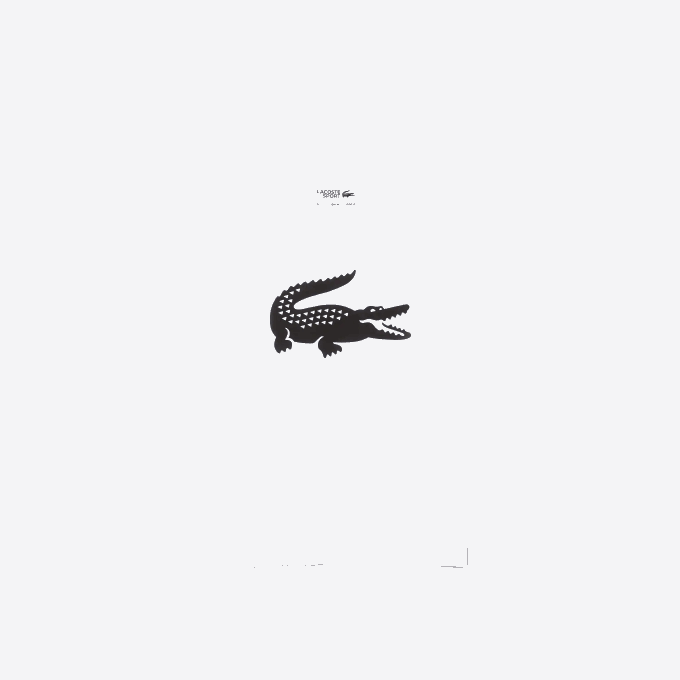 Kids Lacoste V0ZN3019 White Black AU8 SPORT Tennis Technical Jersey Oversized Croc T-Shirt - Image 4