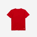 Kids Lacoste V0ZN3021 Red White 564 SPORT Tennis Technical Jersey Oversized Croc T-Shirt - Image 2