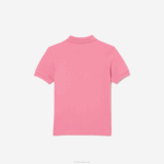 Kids Lacoste V0ZN3024 Pink 2R3 Regular Fit Petit Pique Polo - Image 2