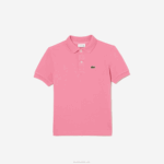 Kids Lacoste V0ZN3024 Pink 2R3 Regular Fit Petit Pique Polo