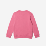 Kids Lacoste V0ZN3051 Pink 2R3 Organic Cotton Flannel Sweatshirt - Image 5