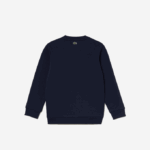 Kids Lacoste V0ZN3055 Navy Blue White 525 Contrast Branded Colorblock Sweatshirt - Image 5