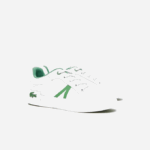 Kids Lacoste V0ZN3060 White/Green 082 L004 Textile Sneakers - Image 2
