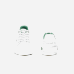 Kids Lacoste V0ZN3060 White/Green 082 L004 Textile Sneakers - Image 5