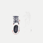 Kids Lacoste V0ZN3061 Light Grey Red 15C L004 Textile Sneakers - Image 4