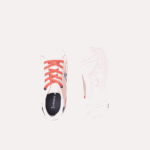 Kids Lacoste V0ZN3062 Pink Navy S1N L004 Textile Sneakers - Image 3