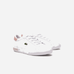 Kids Lacoste V0ZN3066 White & Light Pink 1Y9 Powercourt Synthetic Sneakers - Image 2
