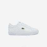 Kids Lacoste V0ZN3067 White 21G Powercourt Synthetic Sneakers