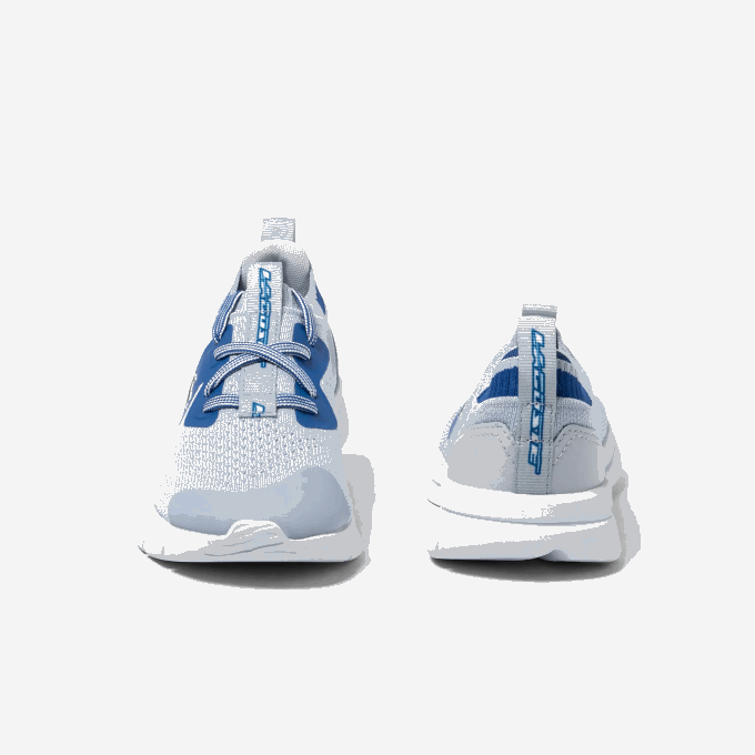 Kids Lacoste V0ZN3069 Light Blue 52C Run Spin Knit Textile Sneakers - Image 5