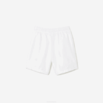 Kids Lacoste V0ZN3074 White 001 SPORT Diamond Shorts - Image 5