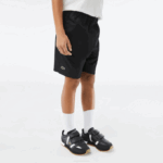 Kids Lacoste V0ZN3075 Black 031 SPORT Diamond Shorts - Image 2