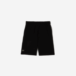 Kids Lacoste V0ZN3099 Black 031 Organic Brushed Cotton Fleece Shorts