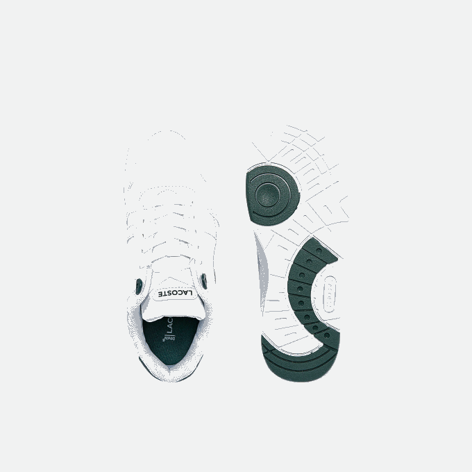 Kids Lacoste V0ZN3115 White & Dark Green 1R5 T-Clip Synthetic Sneakers - Image 4