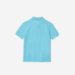 Kids Lacoste V0ZN3117 Blue 3N0 Regular Fit Petit Pique Polo - Image 2