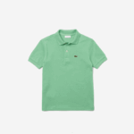 Kids Lacoste V0ZN3124 Green TTF Regular Fit Petit Pique Polo