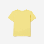 Kids Lacoste V0ZN3132 Yellow 107 Crew Neck Cotton Jersey T-Shirt - Image 2